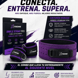 Combo de Un Cinturón y Correas Para Tobillo