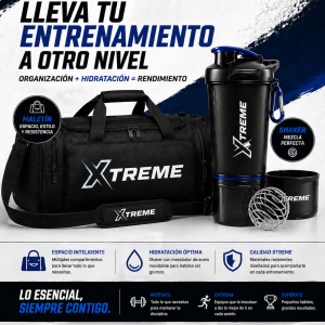 Combo de un maletín y un Shaker